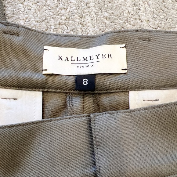 Kallmeyer Lightweight Wool Pleated Wide leg Trousers - Picture 6 of 10